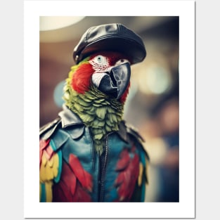 Funny parrot Posters and Art